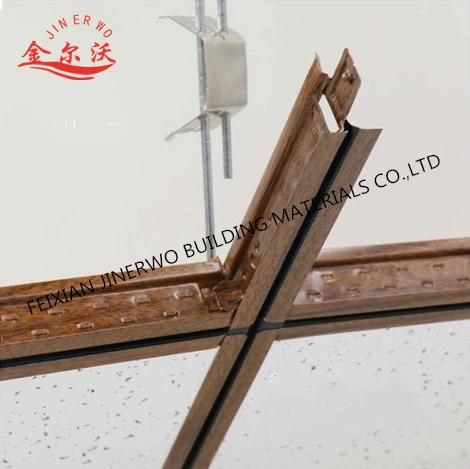 Suspended Galvanized Ceiling T Grid False Ceiling, Tbar Components Keel/Iron Net for Gypsum